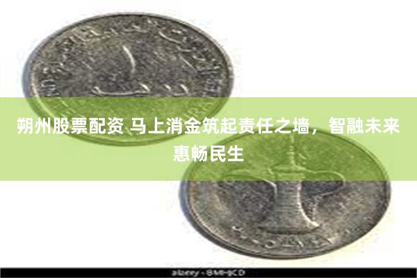 朔州股票配资 马上消金筑起责任之墙，智融未来惠畅民生