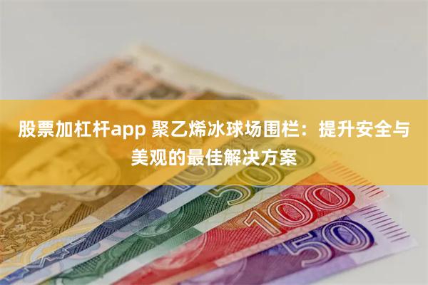 股票加杠杆app 聚乙烯冰球场围栏：提升安全与美观的最佳解决方案