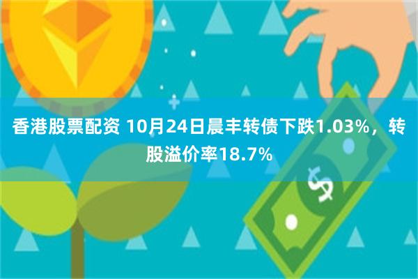 香港股票配资 10月24日晨丰转债下跌1.03%，转股溢价率18.7%